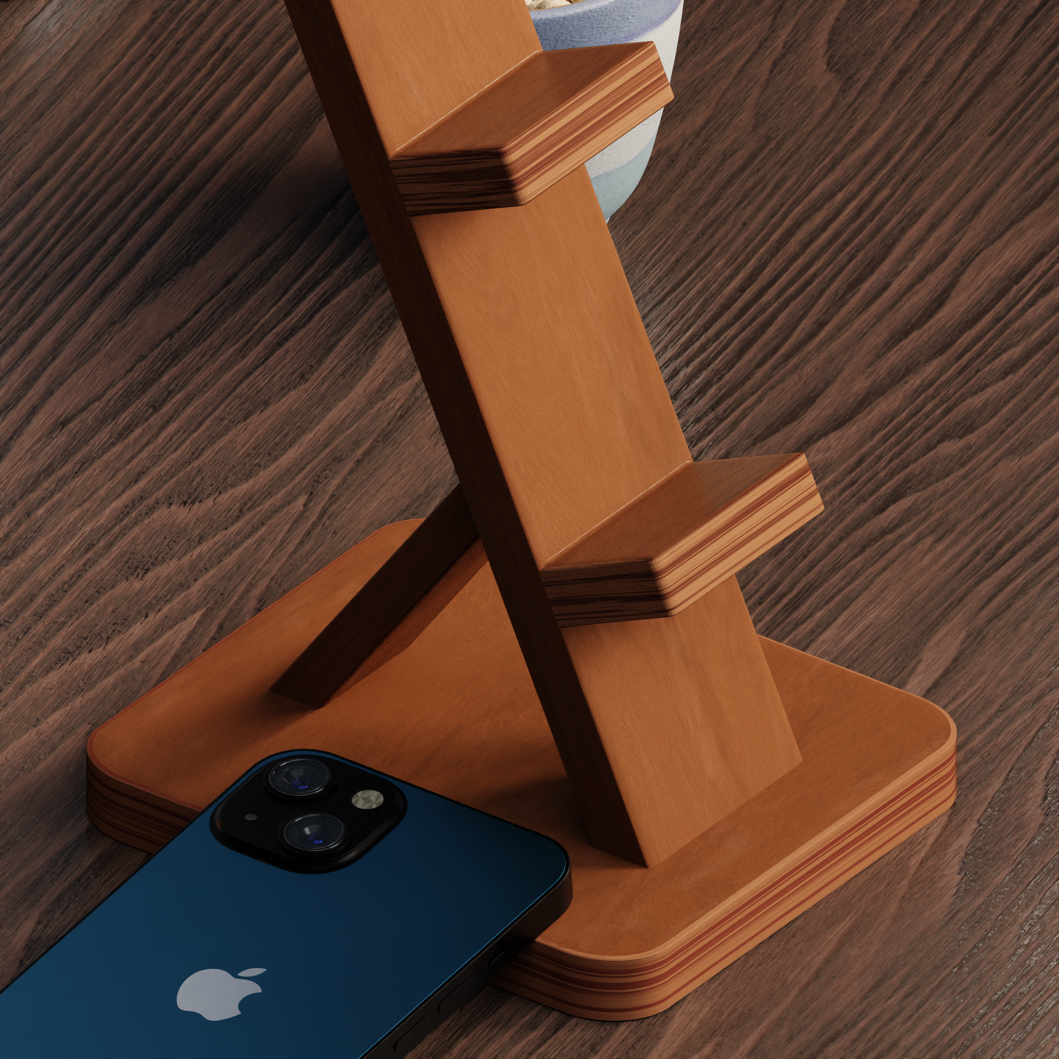 Wooden Controller Holder+ Headphone Stand
