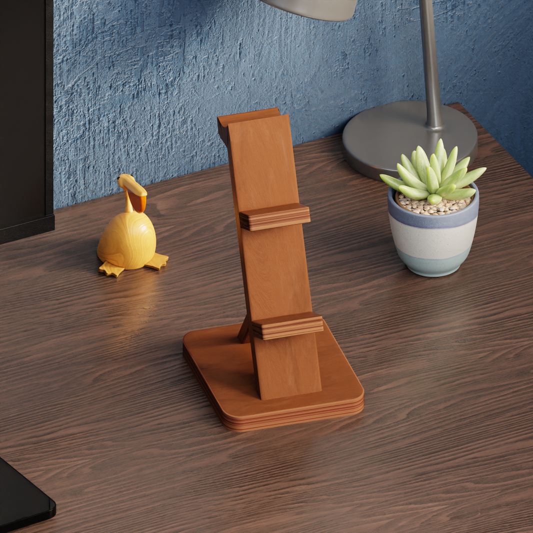 Wooden Controller Holder+ Headphone Stand 2