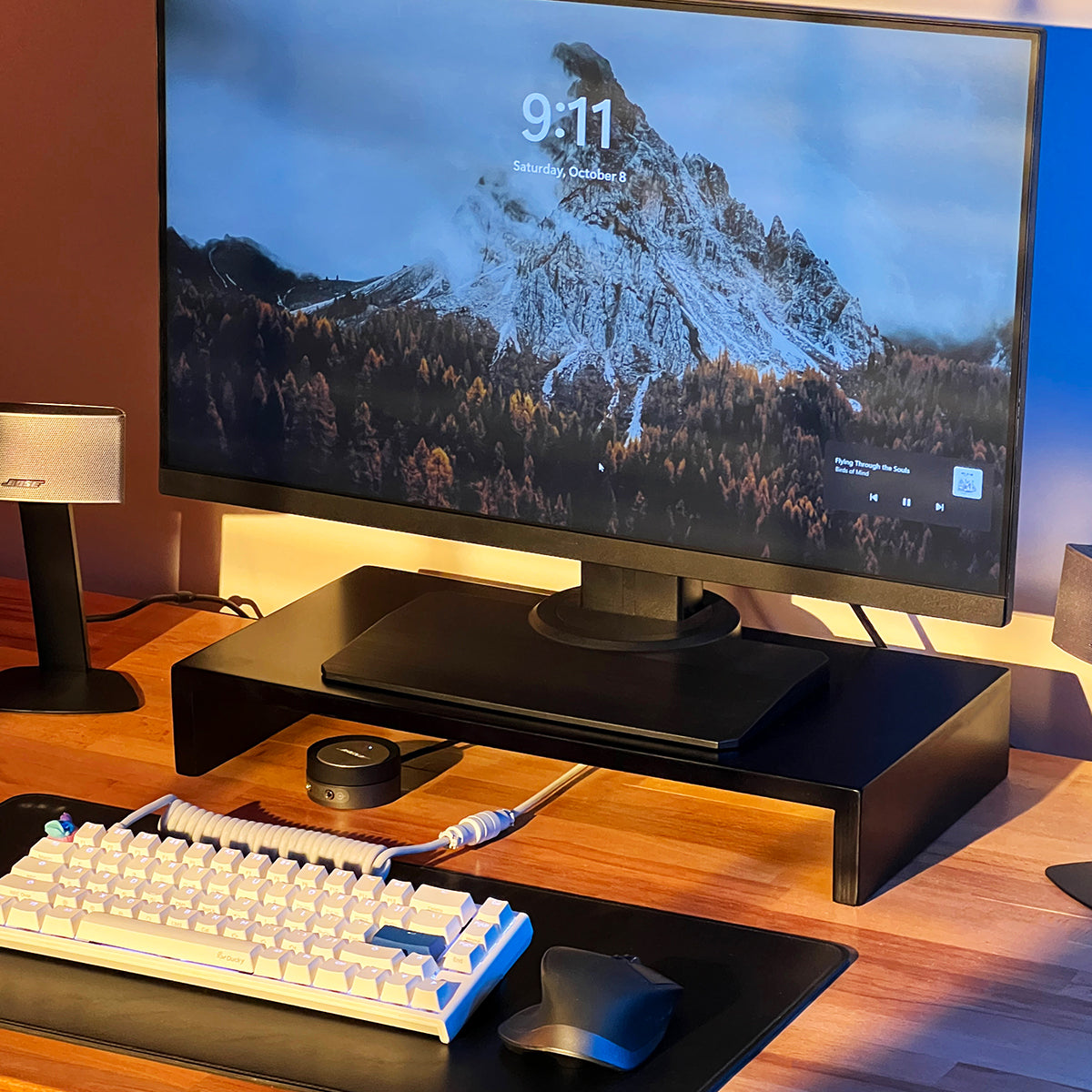 Monitor Stand Riser for Desk (small) - Desk Organizer.