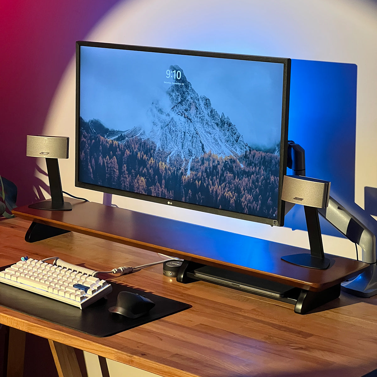 Premium Monitor Stand - Desk Shelf